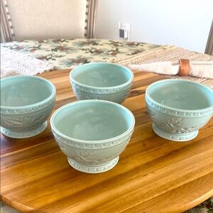 FITZ AND FLOYD , ENGLISH GARDEN , LOVELY BOWLS , SET OF 4 🌺🪼🦋